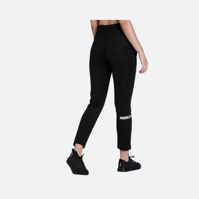 Puma Tec Sport Women Solid Track Pants -Black