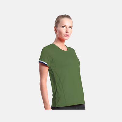 Dive Luminate Women's Running T-shirt -Olive