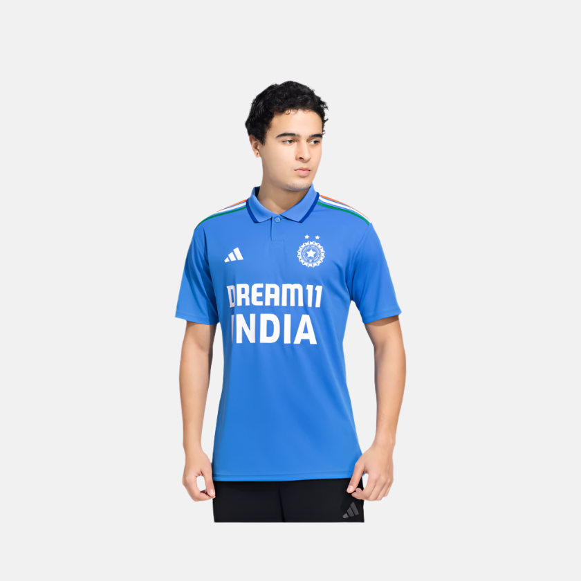 Adidas IND Cri FAN Men's Cricket Jersey -True Blue