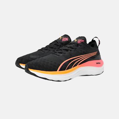 Puma ForeverRun NITRO™ Men's Running Shoes -Black/Sun Stream/Sunset Glow