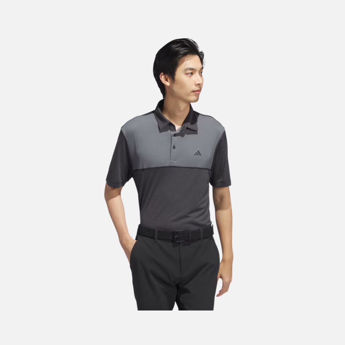 Adidas Core Colorblock Men's Golf Polo Shirt -Black