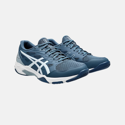 Asics GEL-ROCKET 11 Men's Badminton Shoes -Vintage Indigo/White