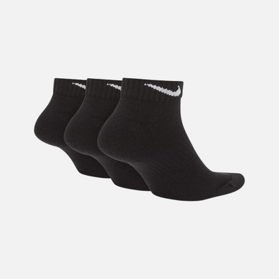 Nike Everyday Cushion Low Socks 3 Pairs -Black