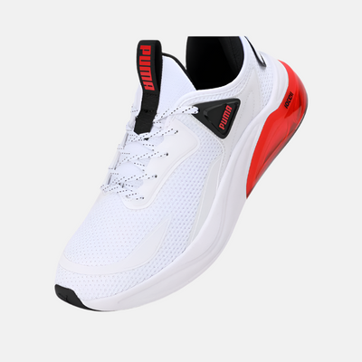 Puma Cell Thrill Unisex Running Shoes - White/Black/For All Time Red