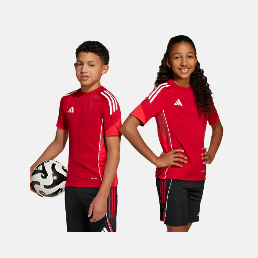 Adidas Tiro 25 Competition Training Kids Unisex Jersey (5-16Year) -Team Power Red 2/Pure Ruby