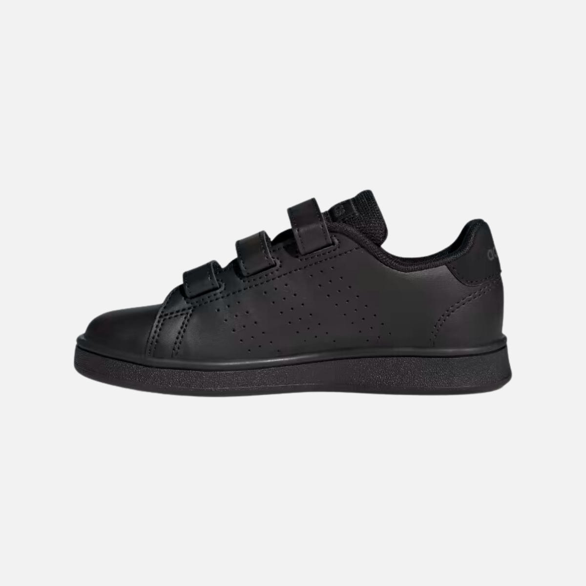 Adidas Advantage Court Hook and Loop Kids Unisex Shoes (4-7 YEAR) -Core Black/Core Black/Grey Six