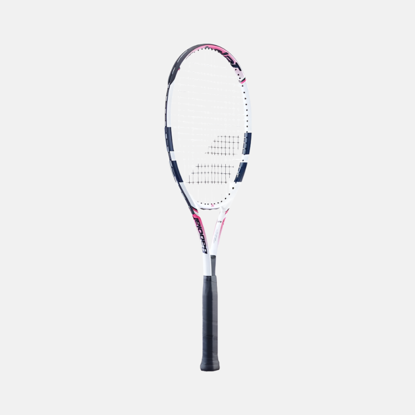 Babolat Feather Tennis Racquet -White/Pink/Blue