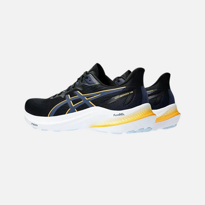 Asics GT-2000 12 Men's Running Shoes -Black/Fellow Yellow