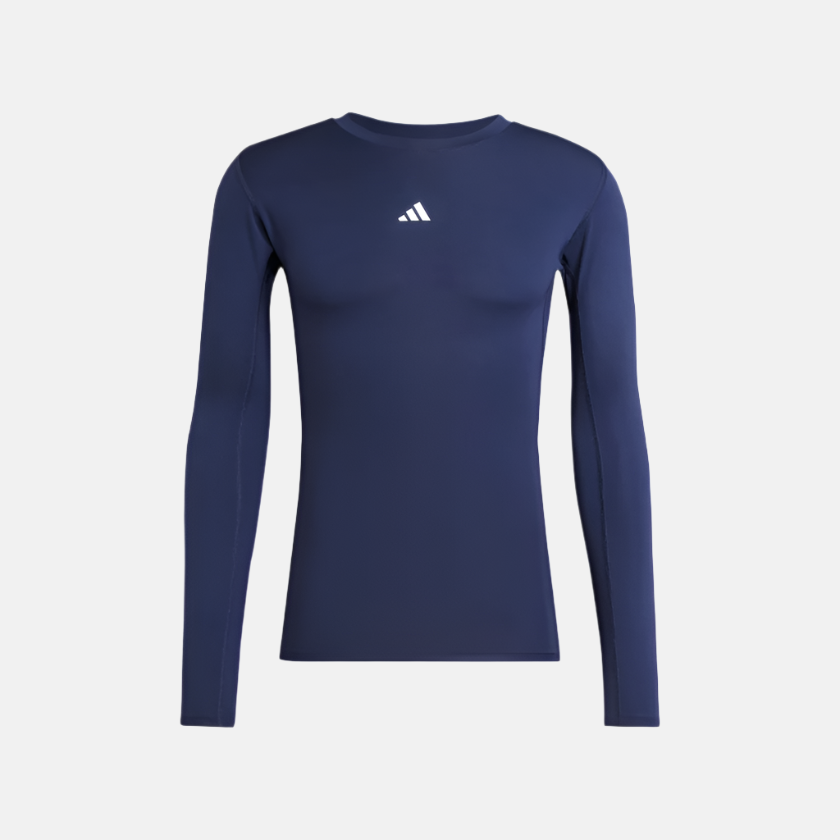 Adidas Techfit Compression Men's Training Long Sleeve T-shirt -Legend Ink