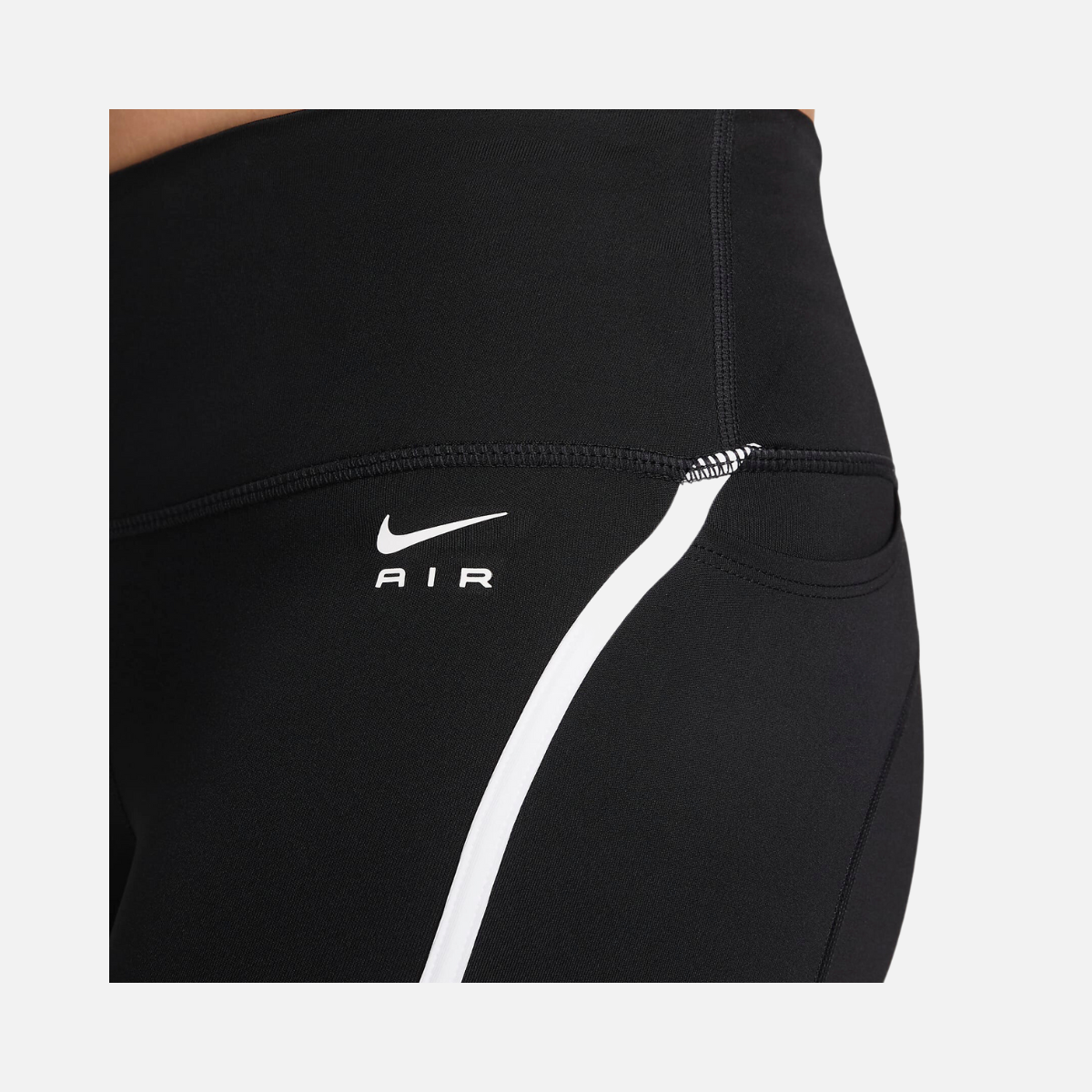 Nike Fast Women's Mid-Rise 7/8 Graphic Leggings with Pockets. Nike IE