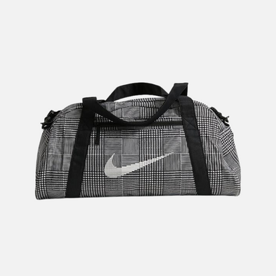 Nike Plaid Women's Gym Bag (24 L) -Sail/Black/White