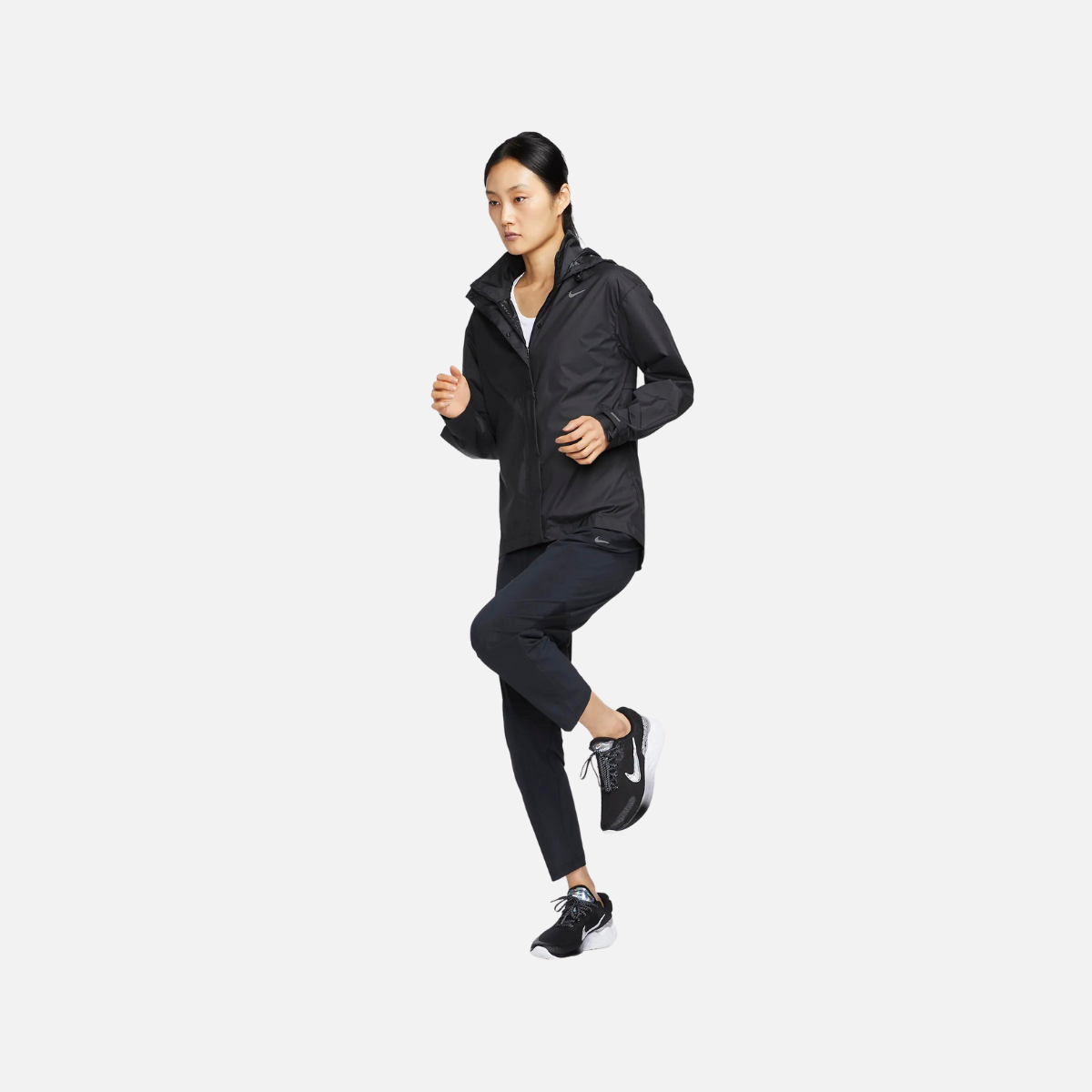 Nike Dri-FIT Fast Women's Mid-Rise 7/8 Running Pants -Black