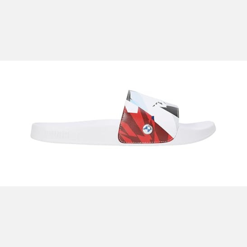 Puma BMW MMS Leadcat 2.0 Graphic Unisex-Adult Slide -White