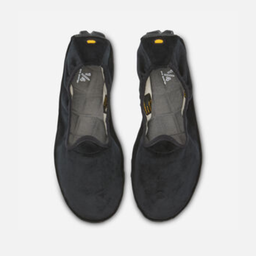 Vibram OneQ Slipon Velvet Women's Casual Shoes -Black