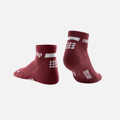 Cep The Run 4.0 Low Cut Men's Socks -Dark Red
