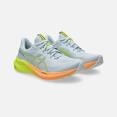 Asics GT-1000 13 Paris Women's Running Shoes -Cool Grey/Safety Yellow