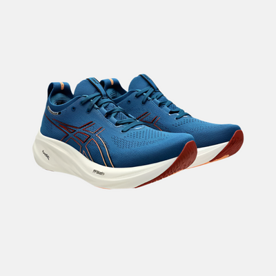 Asics Gel-Nimbus 26 Men's Running Shoes -Rich Navy/Faded Orange