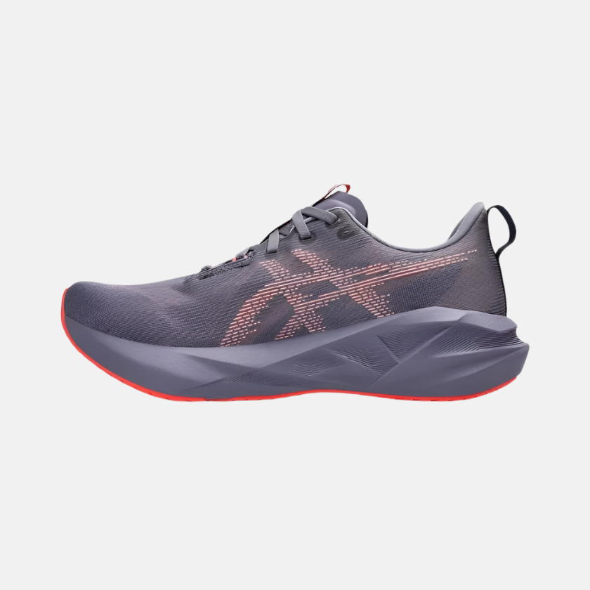 Asics Novablast 5 Men's Running Shoes -Greyish Purple/Coral