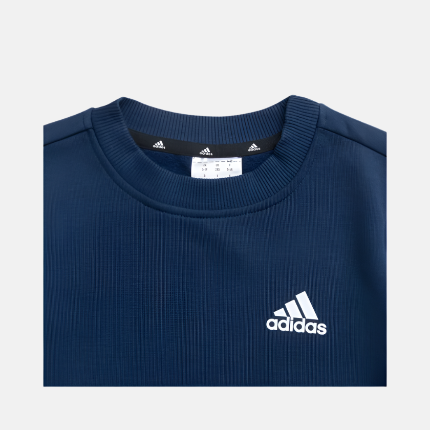 Adidas B 3Stripes Kids Girl Sweat shirt (5-16 Years) -Collegiate Navy