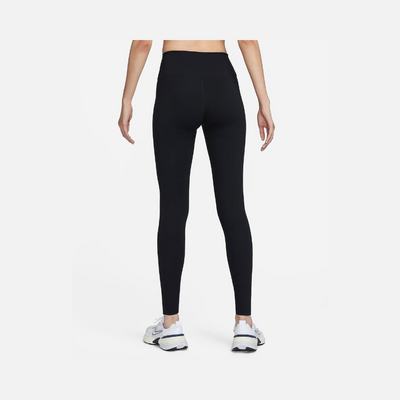 Nike One Women's High-Waisted Full-Length Leggings -Black/Black