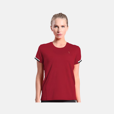 Dive Luminate Women's Training T-shirt -Maroon