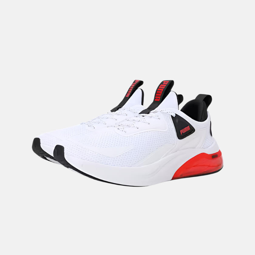 Puma Cell Thrill Unisex Running Shoes - White/Black/For All Time Red