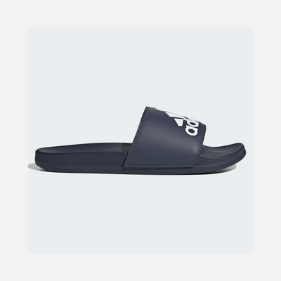 Adidas Adilette Comfort Unisex Slides -Shadow Navy/Cloud White/Shadow Navy