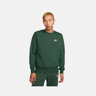 Nike Sportswear Club Fleece Crewneck Men's Sweatshirt -Green