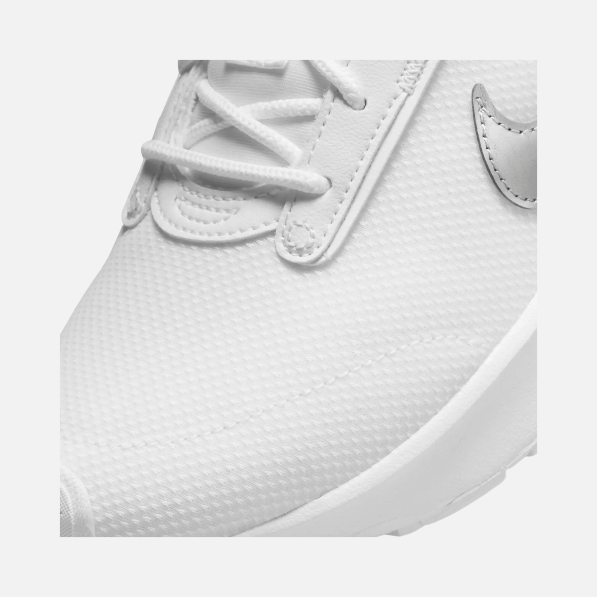 Nike Air Max INTRLK Lite Women's Lifestyle Shoes - White/White/Metallic Silver