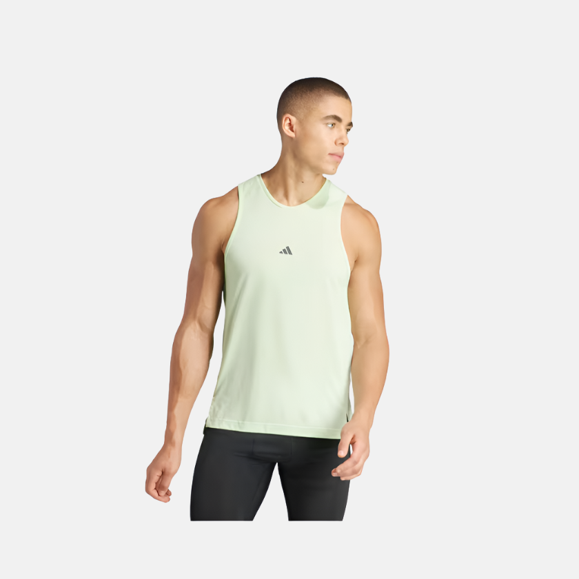 Adidas Men's Training Yoga Tank Top -Semi Green Spark