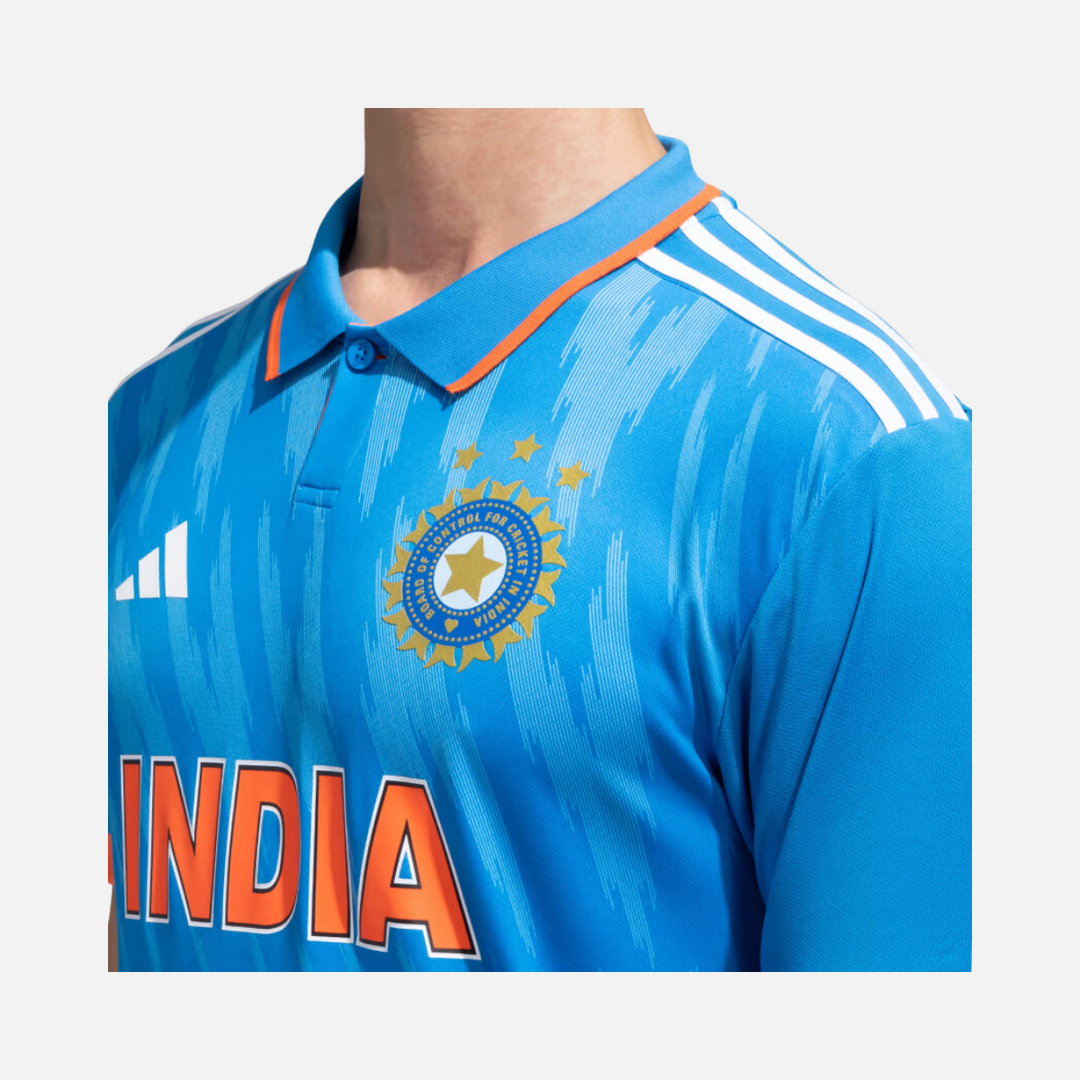 Adidas India Cricket Odi Official Replica Men's Jersey -Bright