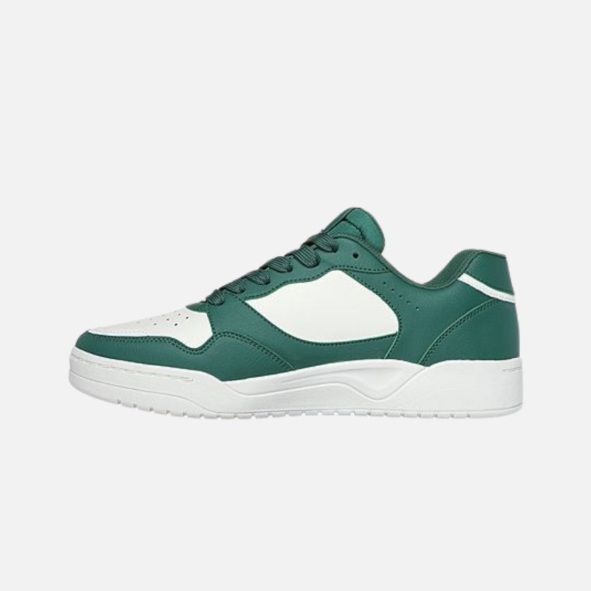 Skechers Koopa Court-Volley Low Varsity Men's Lifestyle Shoes -Green/White