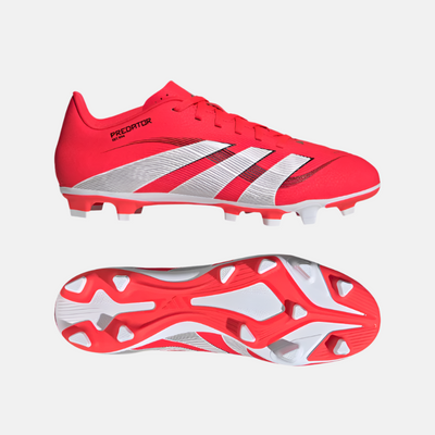 Adidas Predator Club Firm Multi-Ground Men's Football Shoes -Lucid Red/Cloud White/Core Black