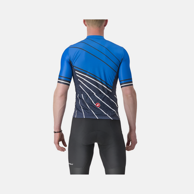 Castelli Speed Strada Men's Cycling Jersey -Drive Blue/Belgian Blue