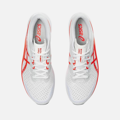 Asics Hyper Speed 3 Men's Running Shoes -White/Sunrise Red