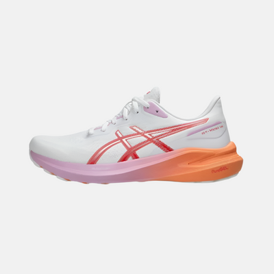 Asics GT-1000 13 Women's Running Shoes -White/Coral Reef