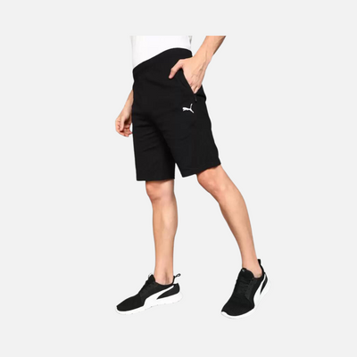 PUMA Solid Men Sports Shorts - Black