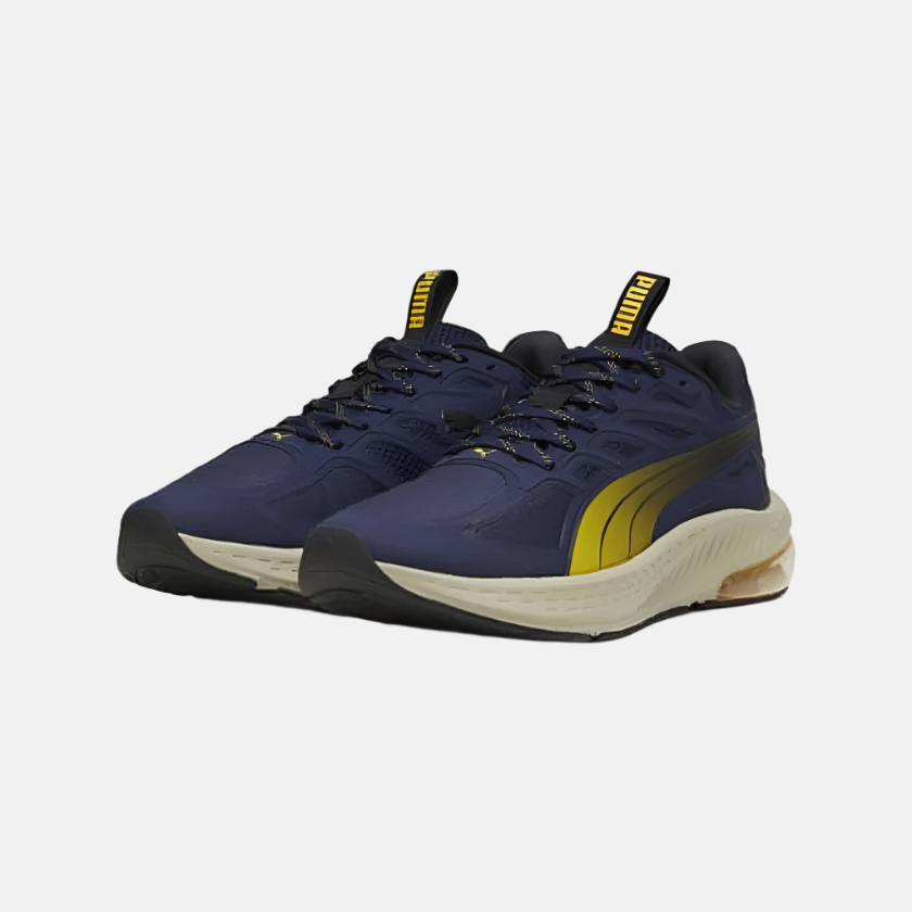 Puma X Cell Lightspeed Men s Running Shoes Navy Yellow Black Gambol