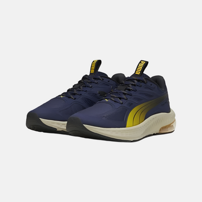 Puma X-Cell Lightspeed Men's Running Shoes -Navy/Yellow/Black