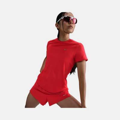 Nike Swift Dri-FIT Short-Sleeve Women's Running Top -Light Crimson