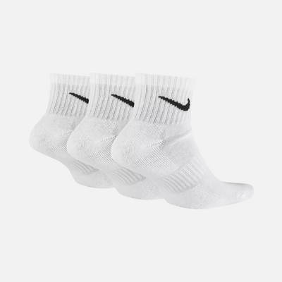 Nike Everyday Cush Ankle 3 pair Socks -White
