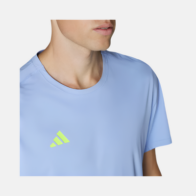 Adidas Adizero Essentials Men's Running T-shirt -Blue Spark