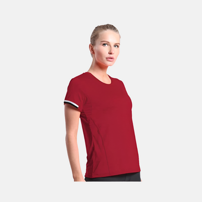 Dive Luminate Women's Training T-shirt -Maroon