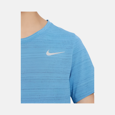 Nike Dri-FIT Miler Older Kids Boy Training Top -Blue Beyond