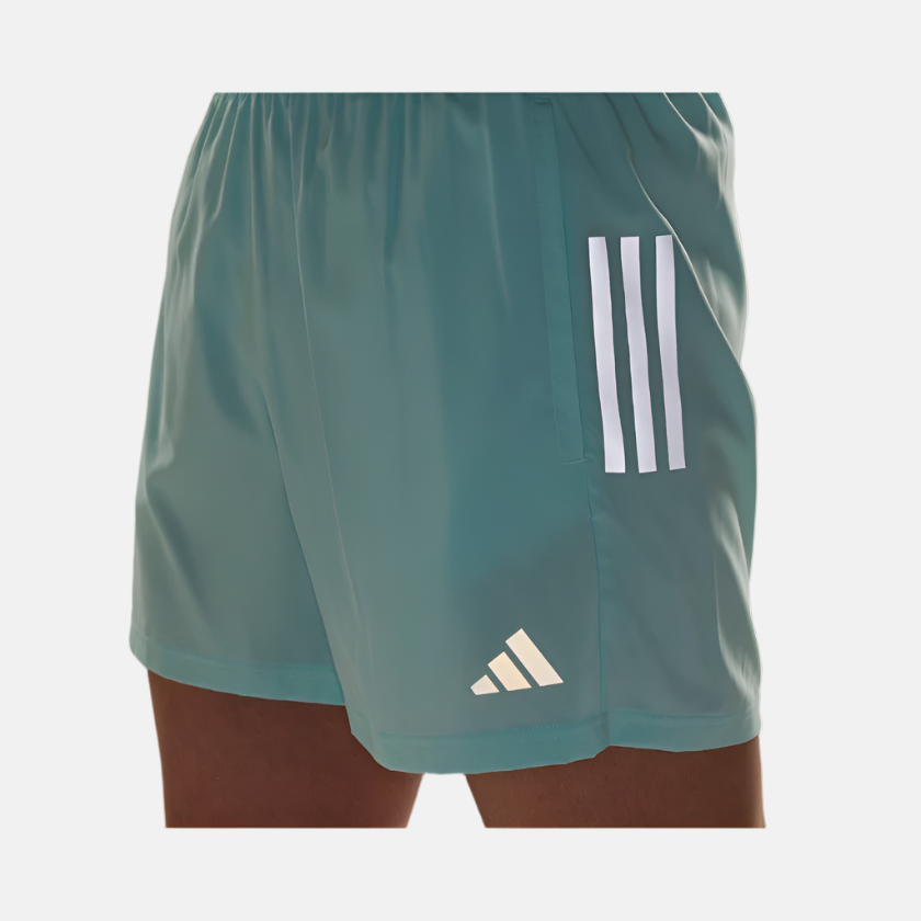 Adidas Own The Run Men's Running Shorts -Semi Flash Aqua