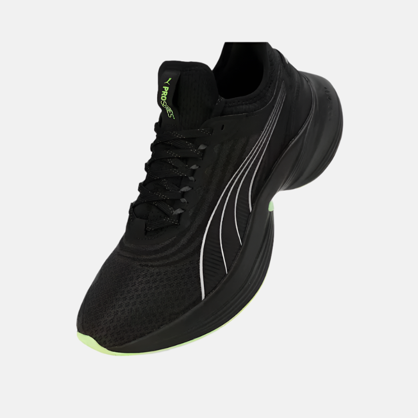 Puma Conduct Pro Unisex Running Shoes - Black/Fizzy Apple/Silver