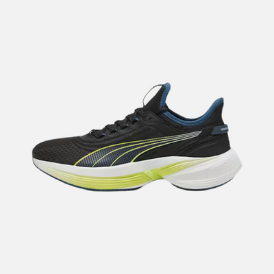 Puma Conduct Pro Unisex Running Shoes -Black/Ocean Tropic/Feather Gray