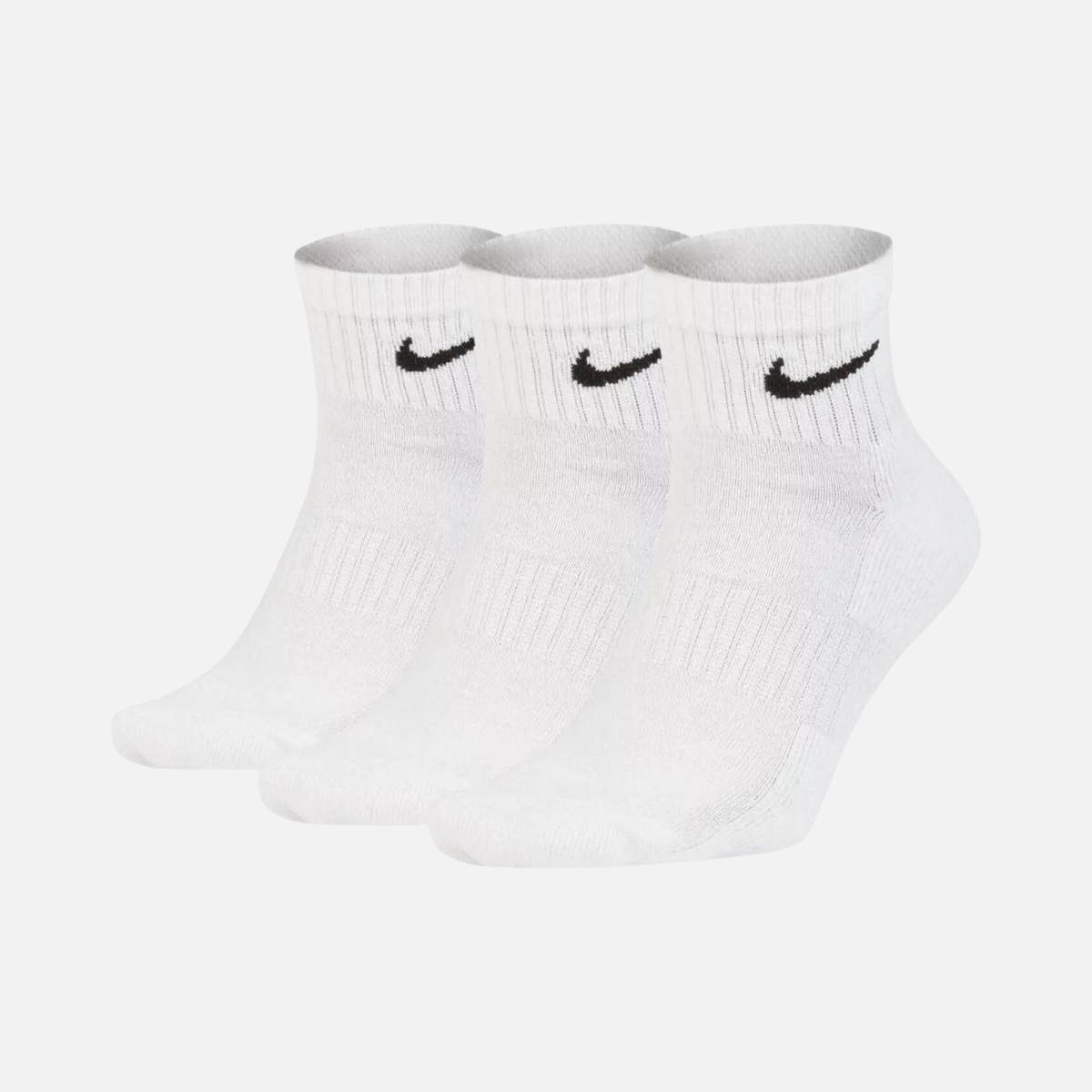 Nike Everyday Cush Ankle 3 pair Socks -White