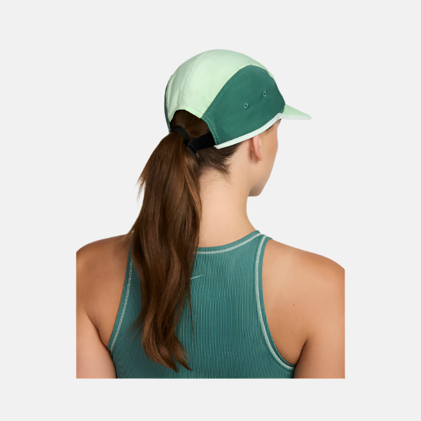 Nike Dri-FIT Fly Unstructured Swoosh Cap -Vapour Green/Barely Green/Bicoastal/Black