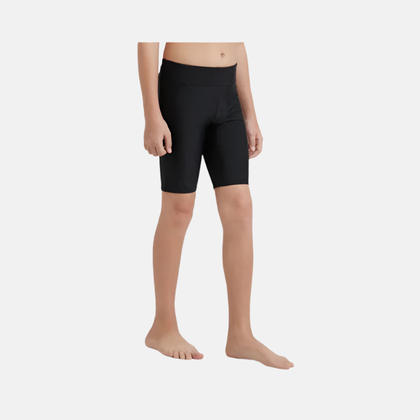 Speedo Endurance10 Essential Houston Boy's Jammer -Black/Arctic Glass